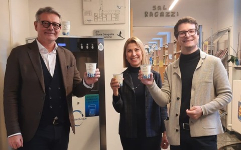 A Cavenago inaugurati sette erogatori di acqua pubblica