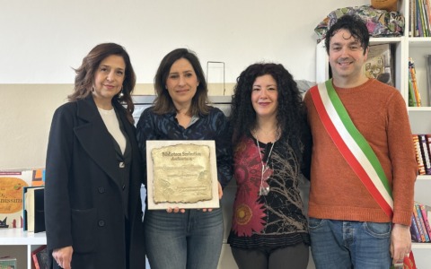 La biblioteca della primaria di Ornago dedicata a Cinzia Galbiati