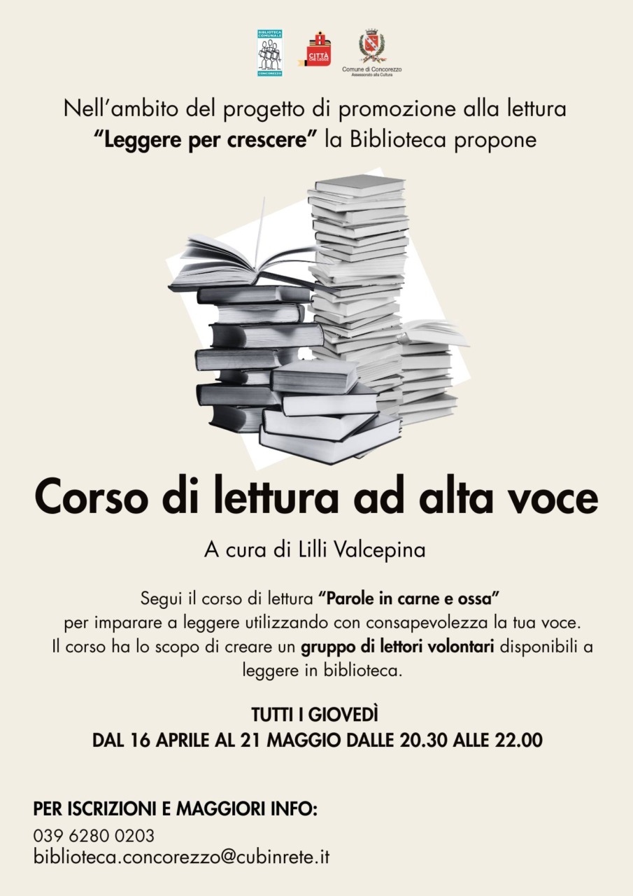 Nasce a Concorezzo la “scuola” per lettori volontari