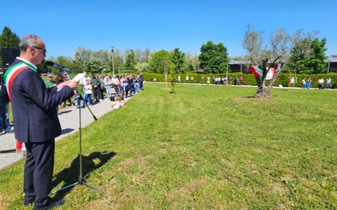 Il Giardino della Memoria si arricchisce con un faggio dedicato alla Liberazione