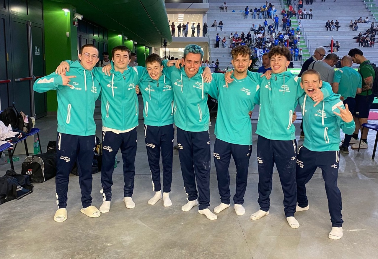 La Ginnastica Casati Arcore conquista la Serie A2 nella ginnastica maschile