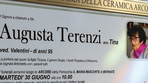 Addio a “Tina” Valentini, custode dell’arte di Ceramica Arcore