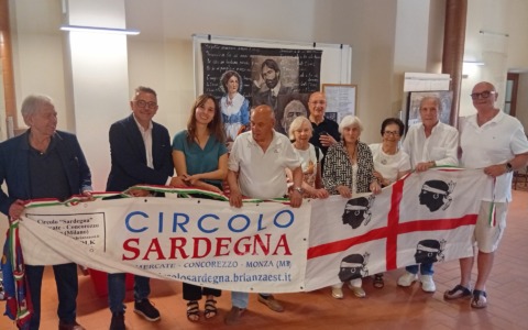 Celebrazione di Grazia Deledda e Giovanni Nughes ad Agrate Brianza