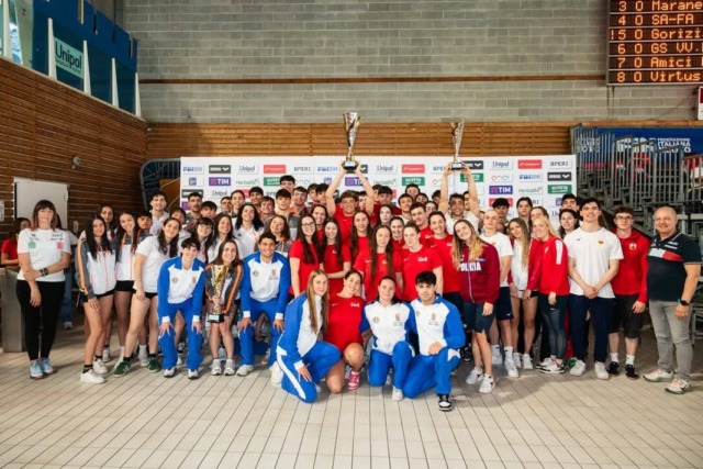 In Sport Rane Rosse vince il titolo di Campioni d’Italia di Nuoto di salvamento