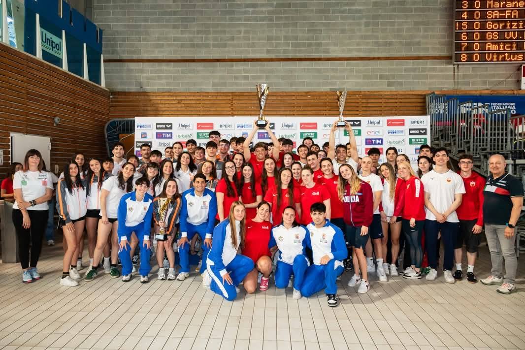 In Sport Rane Rosse vince il titolo di Campioni d’Italia di Nuoto di salvamento