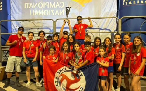 Spin Volley conquista il secondo posto nazionale under 10