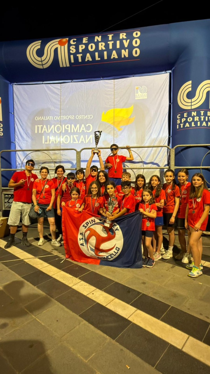 Spin Volley conquista il secondo posto nazionale under 10